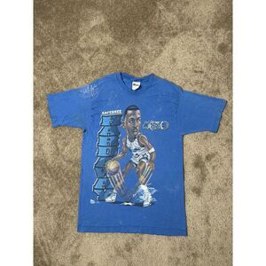 Vintage PENNY Anfernee Hardaway NBA Orlando Magic Tee T Shirt Size L Made In USA